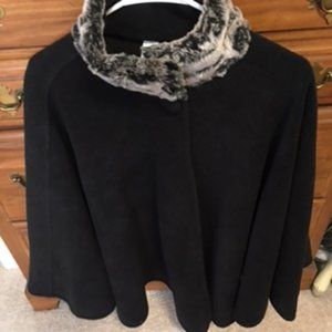 East 5th Fleece Cape Shawl/Cape   One Size  Vintage